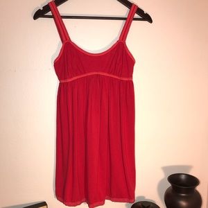 Red sundress